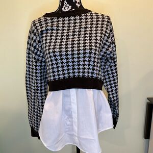 Joie Houndstooth Sweaters/Shirt combo!  